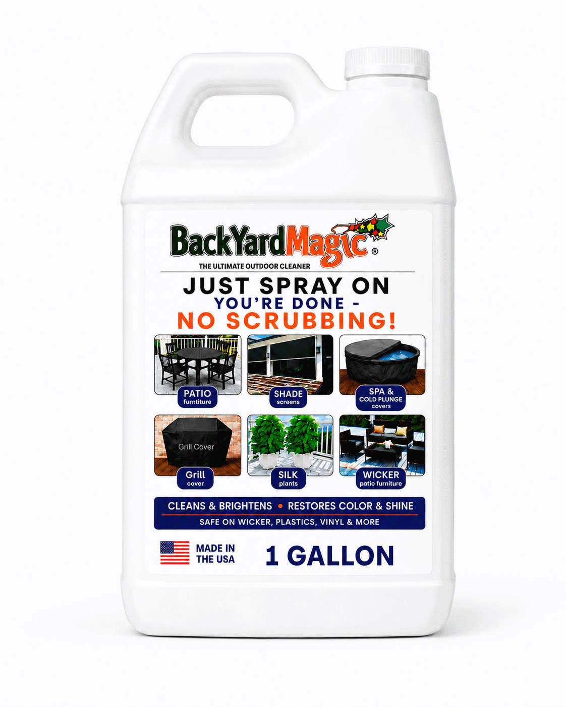 Backyard Magic 1 Gallon RTU - 4 Per Case 18.50 Each - 74.00 Per Case - MSRP $39.99 - Copy